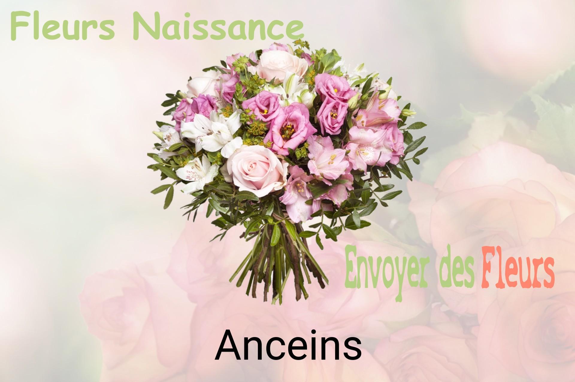 Bouquet de fleurs de naissance livré à Anceins